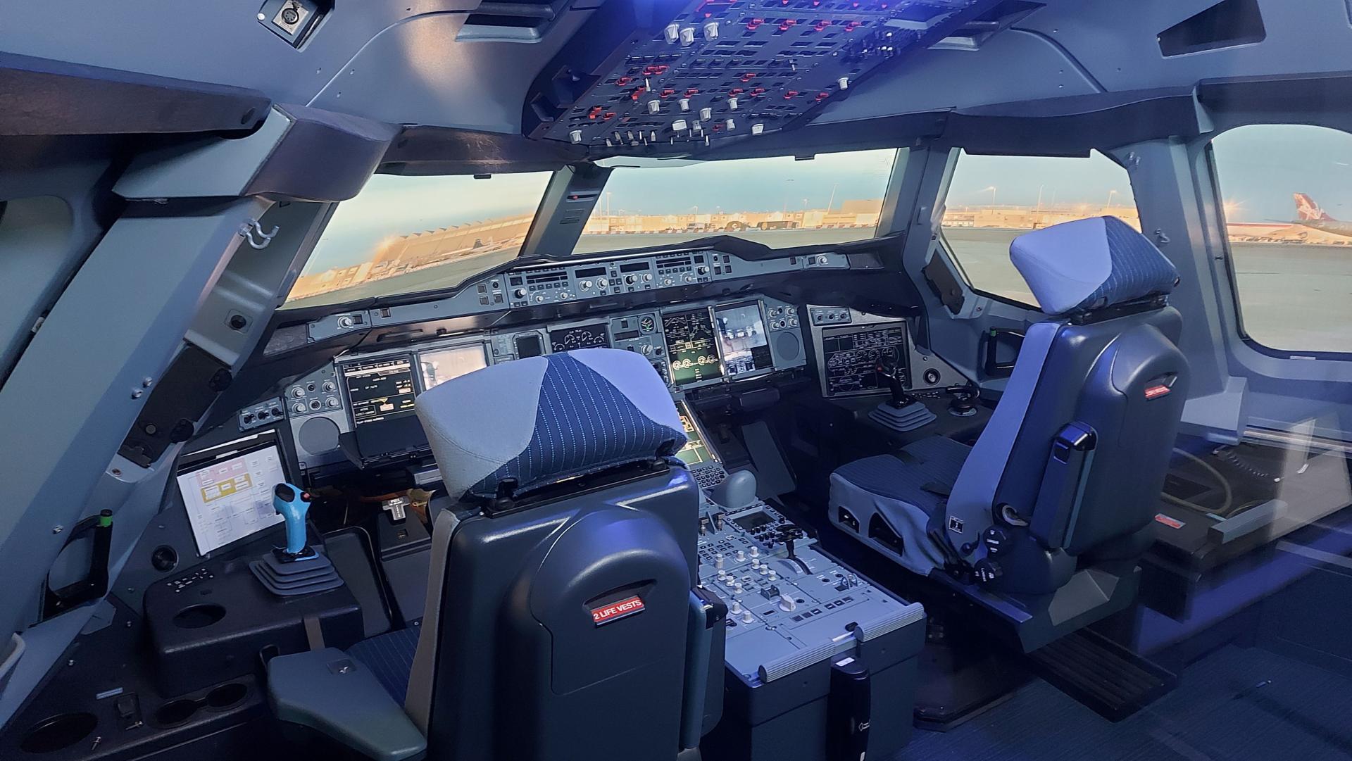 cockpit d'A380