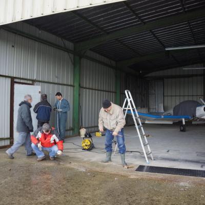 installation de glissières