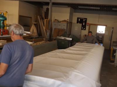 Mise en place de la toile