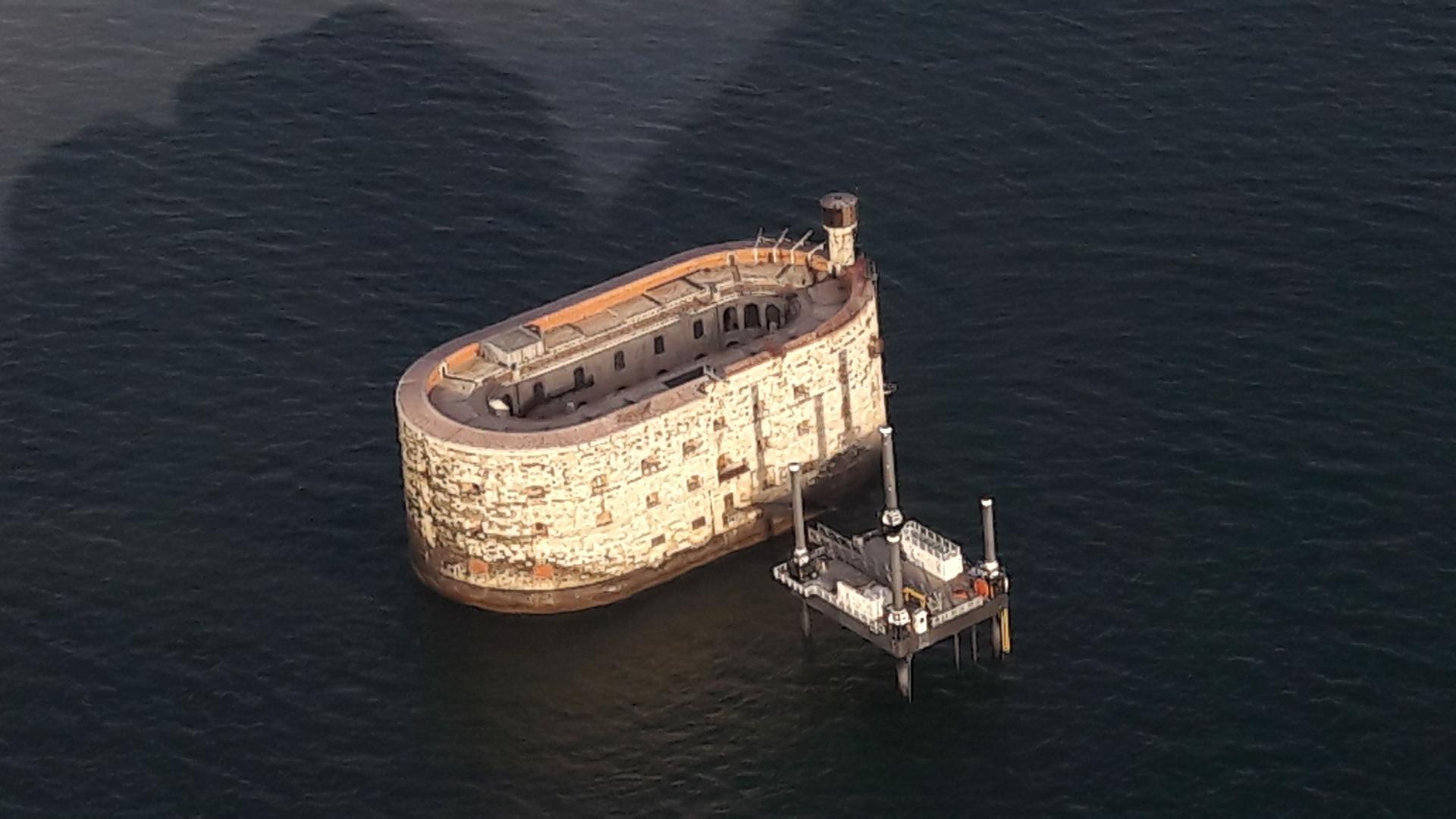 Petit vol du soir sur Fort Boyard