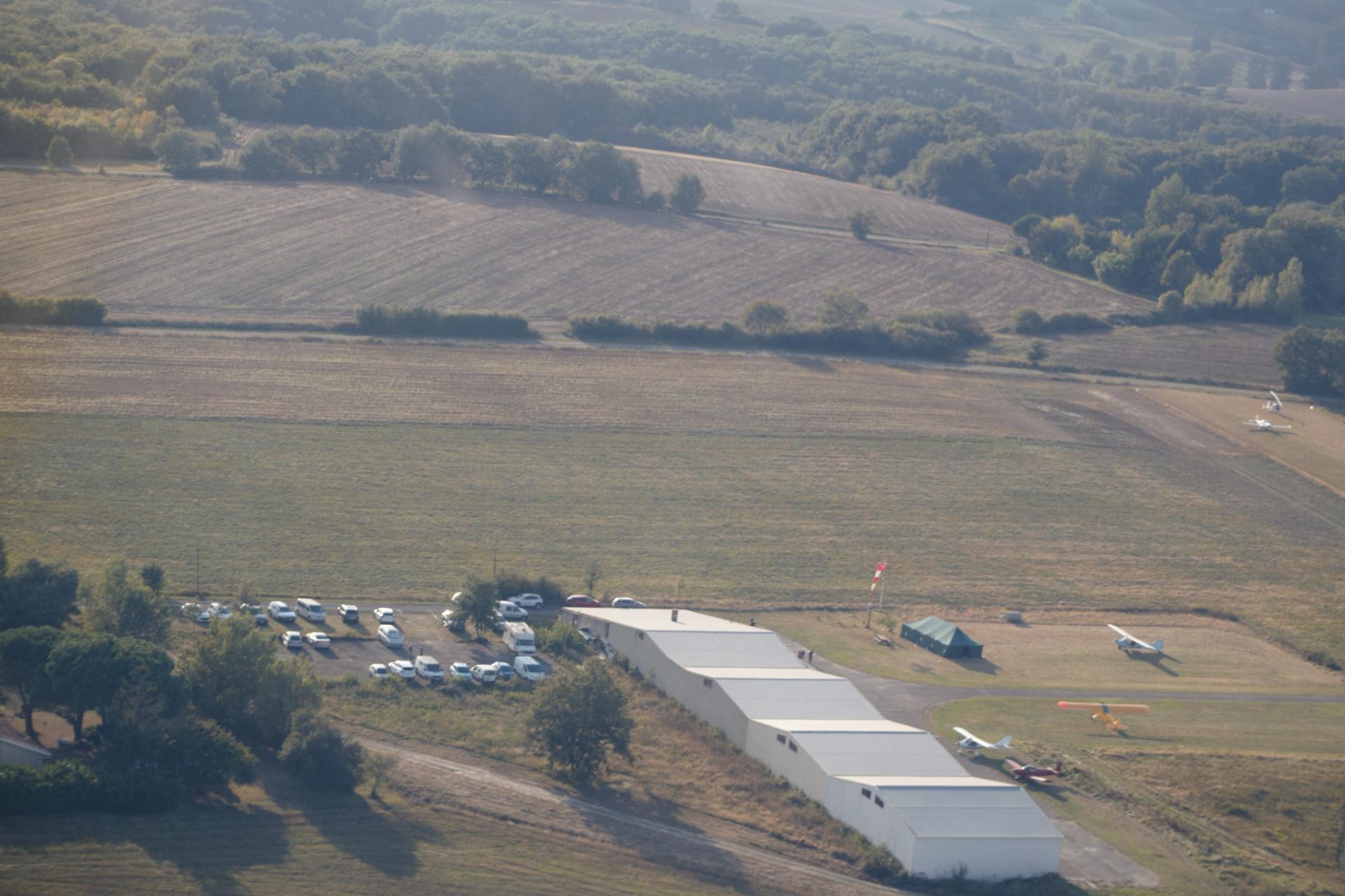 Notre aérodrome vu du ciel